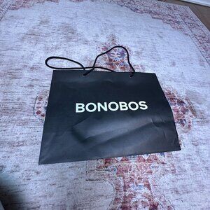Bonobos Black Empty Shopping/ Tote Bag In Great Shape!